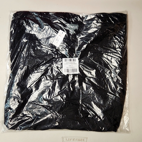 ❤️NWT VINTAGE TORRID SWIM COVER DRESS - MESH SEMI SHEER BEACH COVERUP PLUS SIZE - Picture 5 of 12